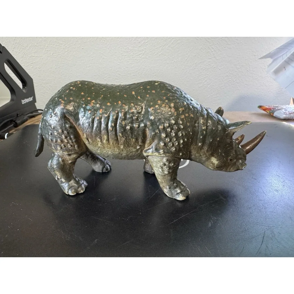 Rubber Toy Hippopotamus And Rhino AAA